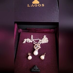 Lagos set earings and necklace